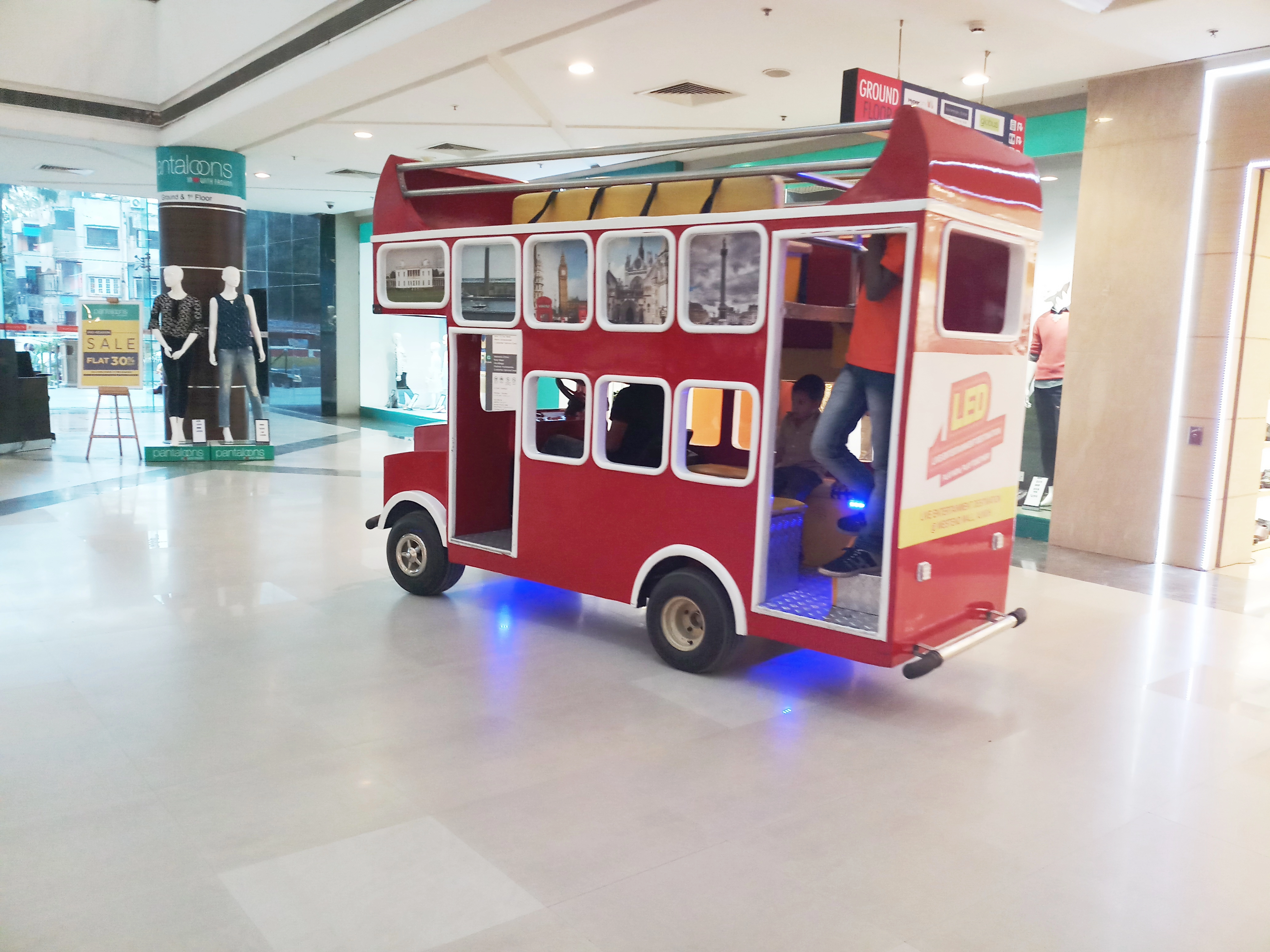 london bus at kumar pacific